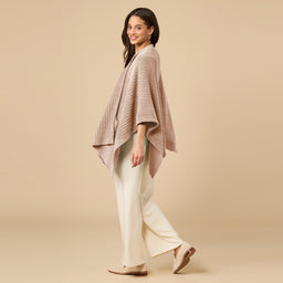 38" Solid Rib Marshmallow Shawl 38" Solid Rib Marshmallow Shawl in Coco