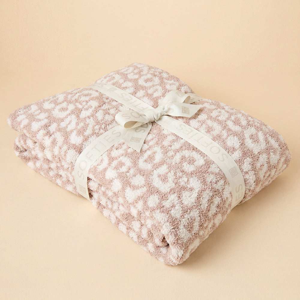 Marshmallow Leopard Blanket Marshmallow Leopard Blanket in Wild Almond
