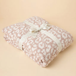 Marshmallow Leopard Blanket Marshmallow Leopard Blanket in Wild Almond