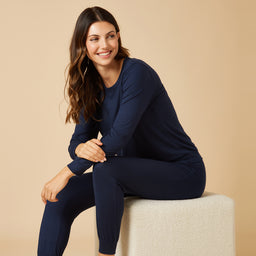 Dream Jersey Crew Neck Lounge Set 
