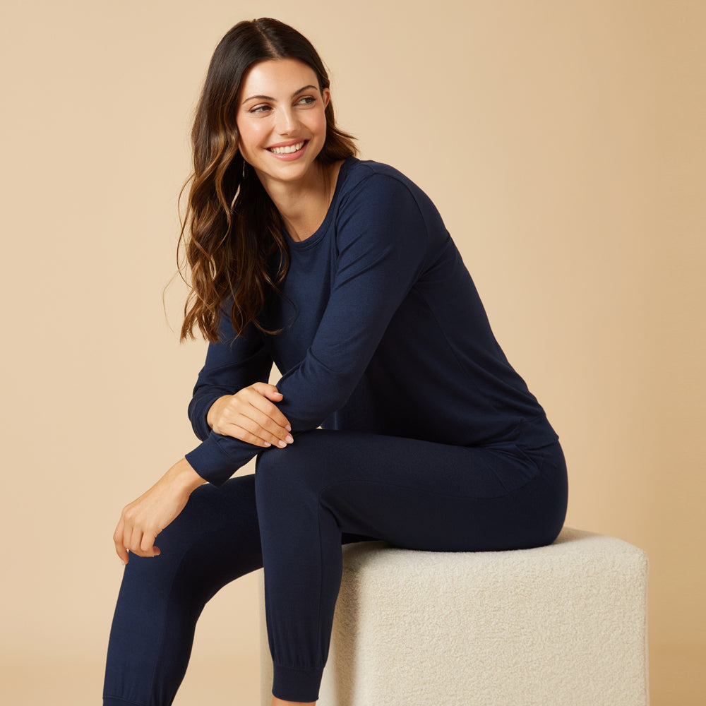 Dream Jersey Crew Neck Lounge Set