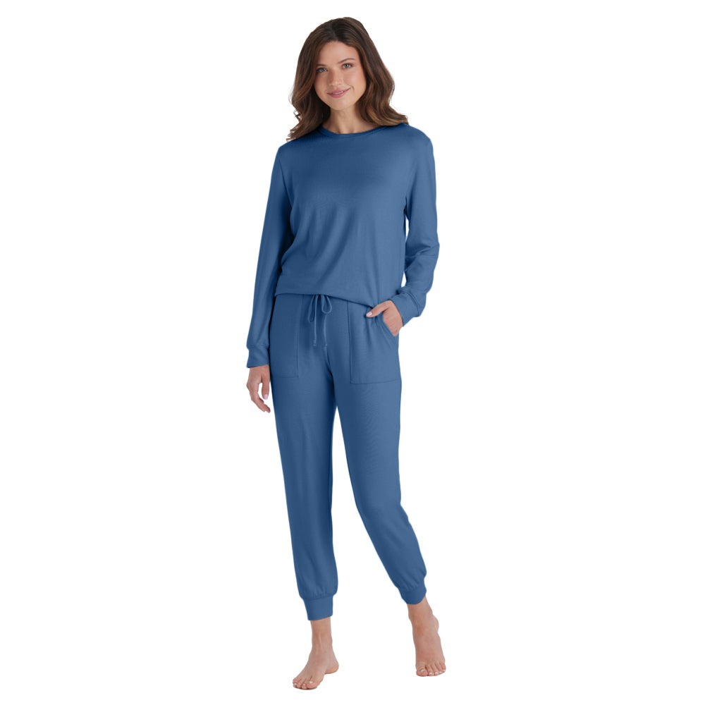 Dream Jersey Crew Neck Lounge Set Spring Lake