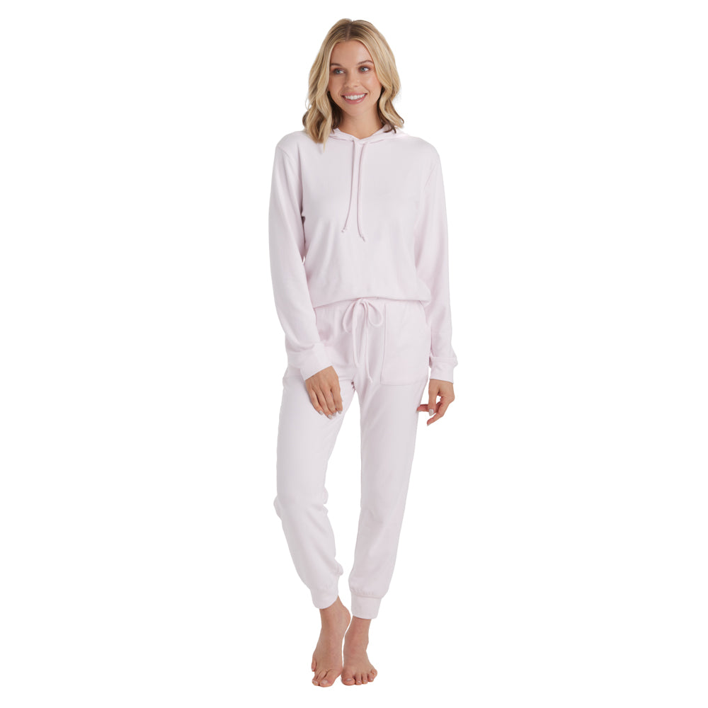 Ultra-Dream Hooded Jogger Set Blush Pink