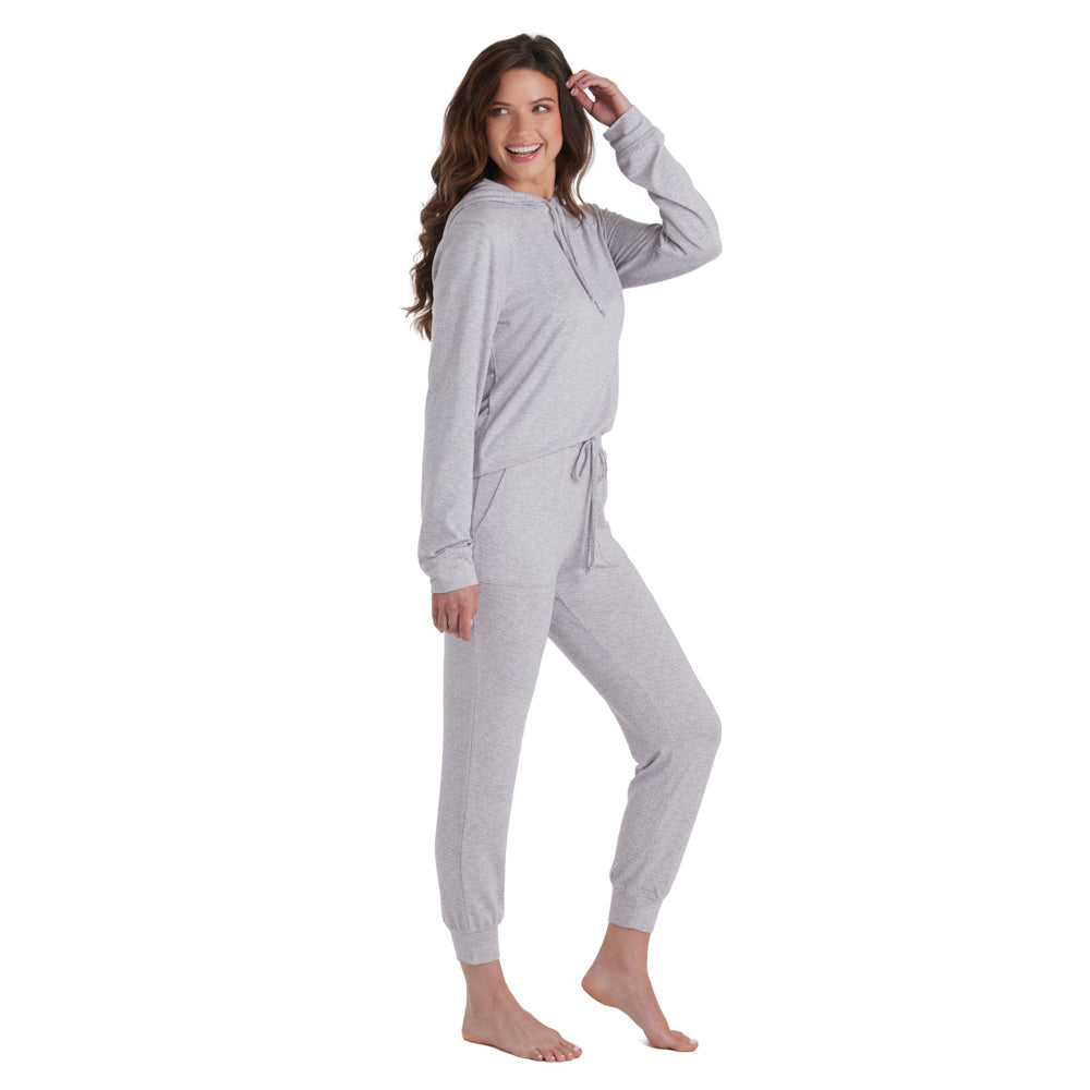 Ultra-Dream Hooded Jogger Set Heather Grey