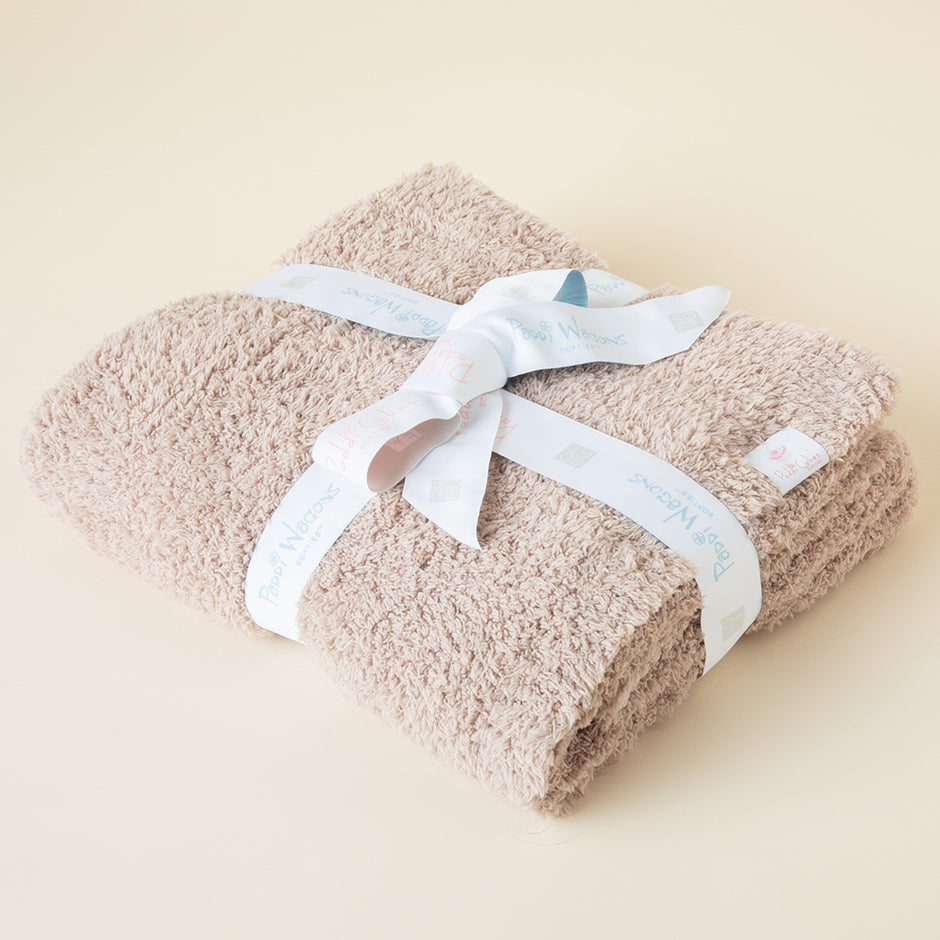 Ultra-Lite Marshmallow 30" x 40" Baby Blanket in Coco