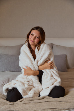 Ultra-Lite Marshmallow 54" x 72" Blanket Ultra-Lite Marshmallow 54" x 72" Blanket in Almond