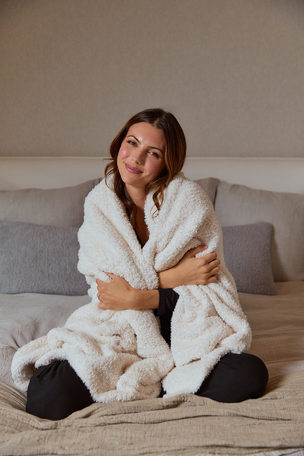 Ultra-Lite Marshmallow 54" x 72" Blanket Ultra-Lite Marshmallow 54" x 72" Blanket in Coco