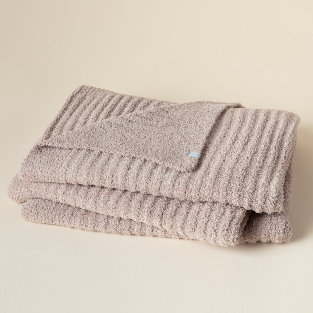 50" x 70" Solid Rib Marshmallow Blanket 50" x 70" Solid Rib Marshmallow Blanket in Coco