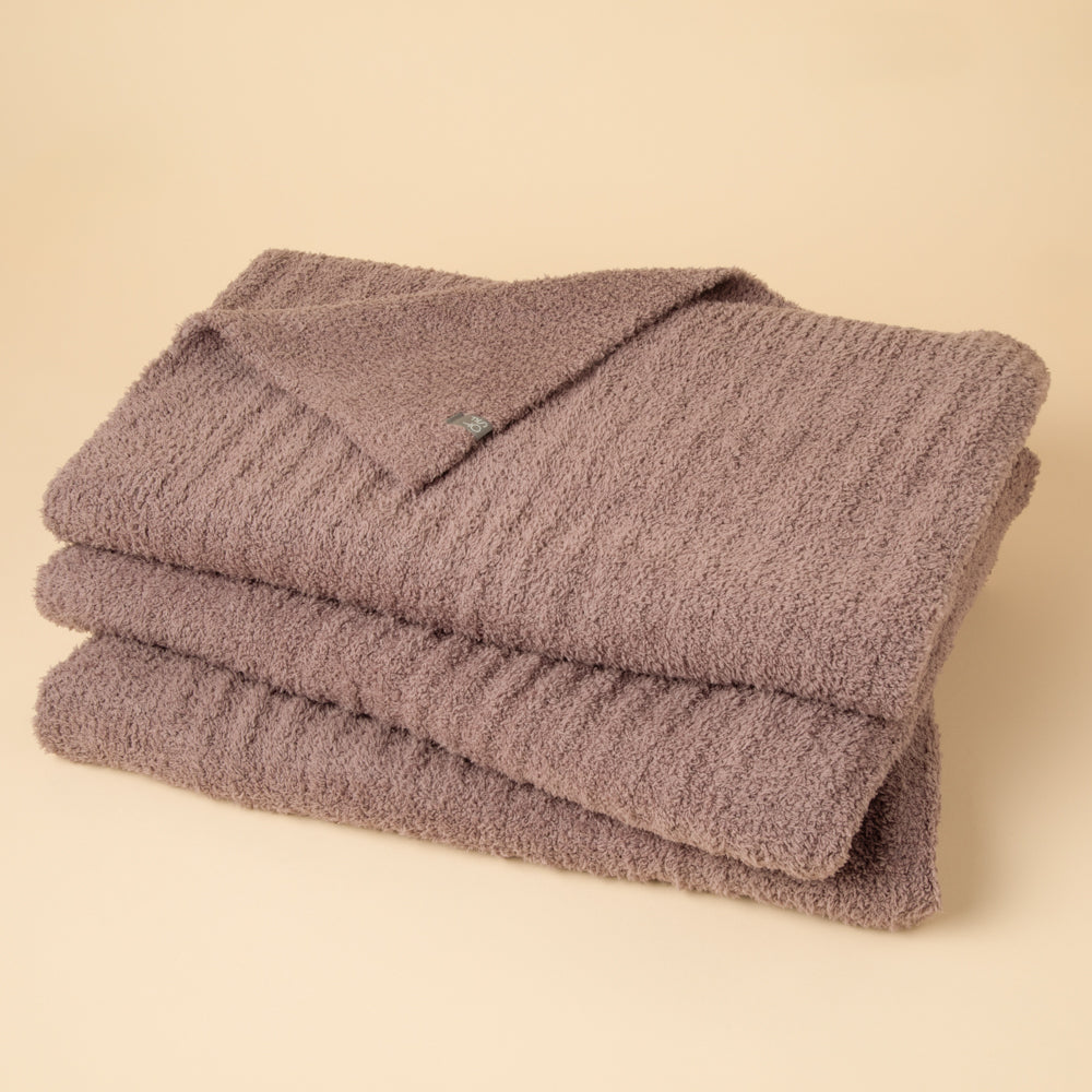 50" x 70" Solid Rib Marshmallow Blanket 50" x 70" Solid Rib Marshmallow Blanket in Driftwood
