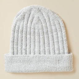 Chunky Rib Marshmallow Beanie Chunky Rib Marshmallow Beanie in Heather Grey