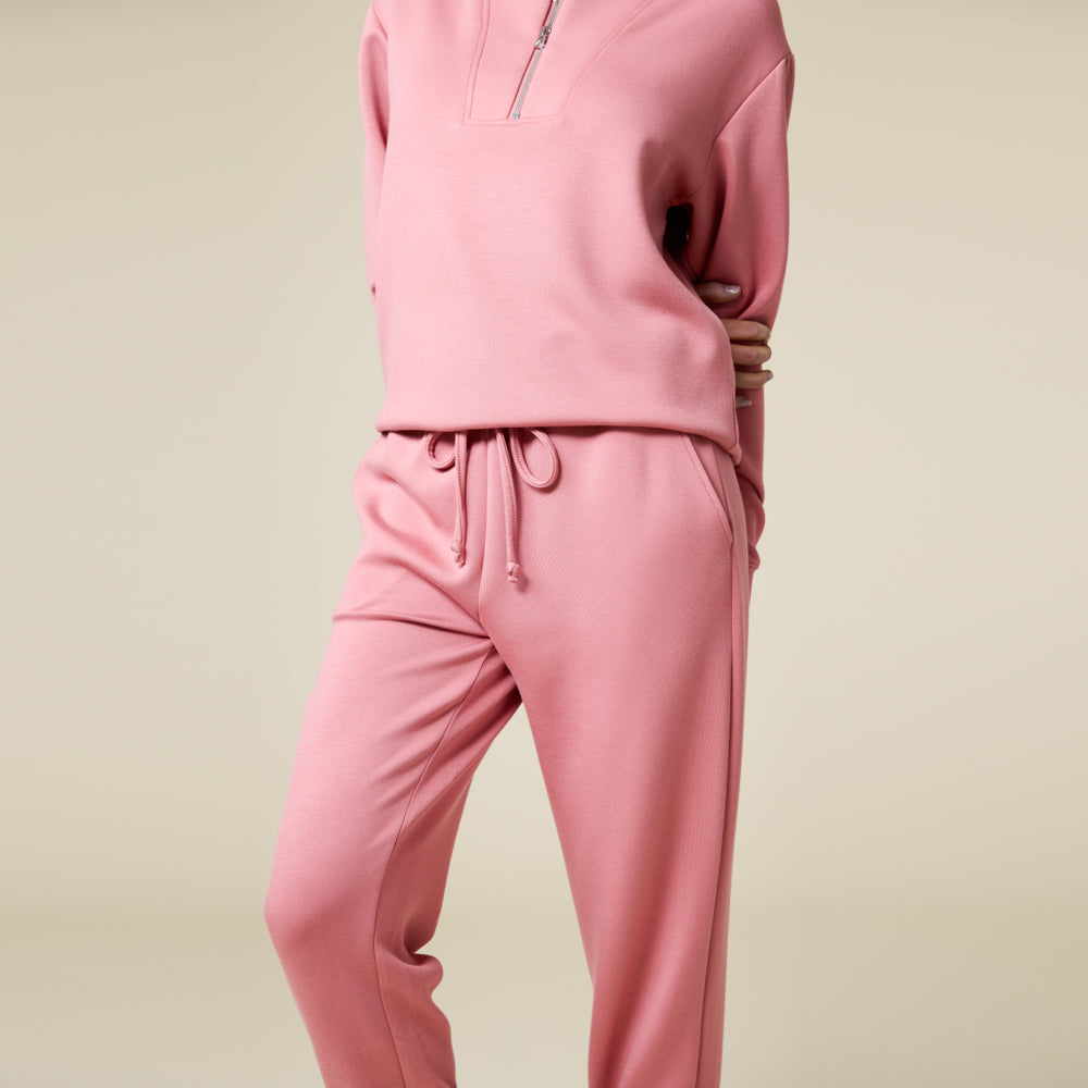 DreamTech ¼ Zip Jogger Set DreamTech ¼ Zip Jogger Set in Copper Rose
