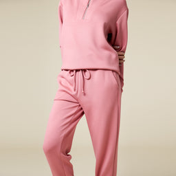 DreamTech ¼ Zip Jogger Set DreamTech ¼ Zip Jogger Set in Copper Rose