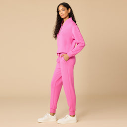 DreamTech ¼ Zip Jogger Set DreamTech ¼ Zip Jogger Set in Fuchsia