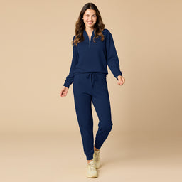 DreamTech ¼ Zip Jogger Set DreamTech ¼ Zip Jogger Set in Midnight