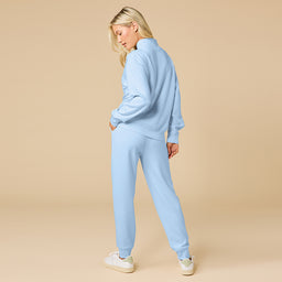 DreamTech ¼ Zip Jogger Set DreamTech ¼ Zip Jogger Set in Sky Blue