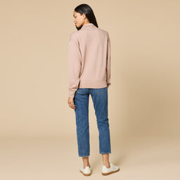 DreamTech Double Zip Bomber Jacket DreamTech Double Zip Bomber Jacket in Coco