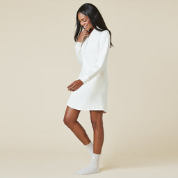 DreamTech 35" 1/4 Zip Tunic Lounger DreamTech 35" 1/4 Zip Tunic Lounger in Almond