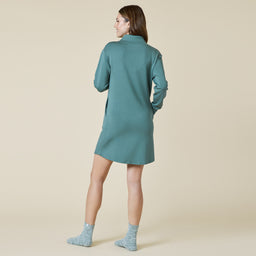 DreamTech 35" 1/4 Zip Tunic Lounger DreamTech 35" 1/4 Zip Tunic Lounger in Dusty Green