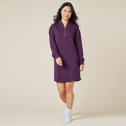 DreamTech 35" 1/4 Zip Tunic Lounger DreamTech 35" 1/4 Zip Tunic Lounger in Fig