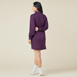 DreamTech 35" 1/4 Zip Tunic Lounger DreamTech 35" 1/4 Zip Tunic Lounger in Fig