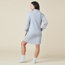 DreamTech 35" 1/4 Zip Tunic Lounger DreamTech 35" 1/4 Zip Tunic Lounger in Grey