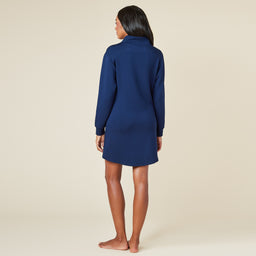DreamTech 35" 1/4 Zip Tunic Lounger DreamTech 35" 1/4 Zip Tunic Lounger in Midnight