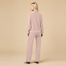 DreamTech Cowl Neck with Pleated Pant DreamTech Cowl Neck with Pleated Pant in Coco