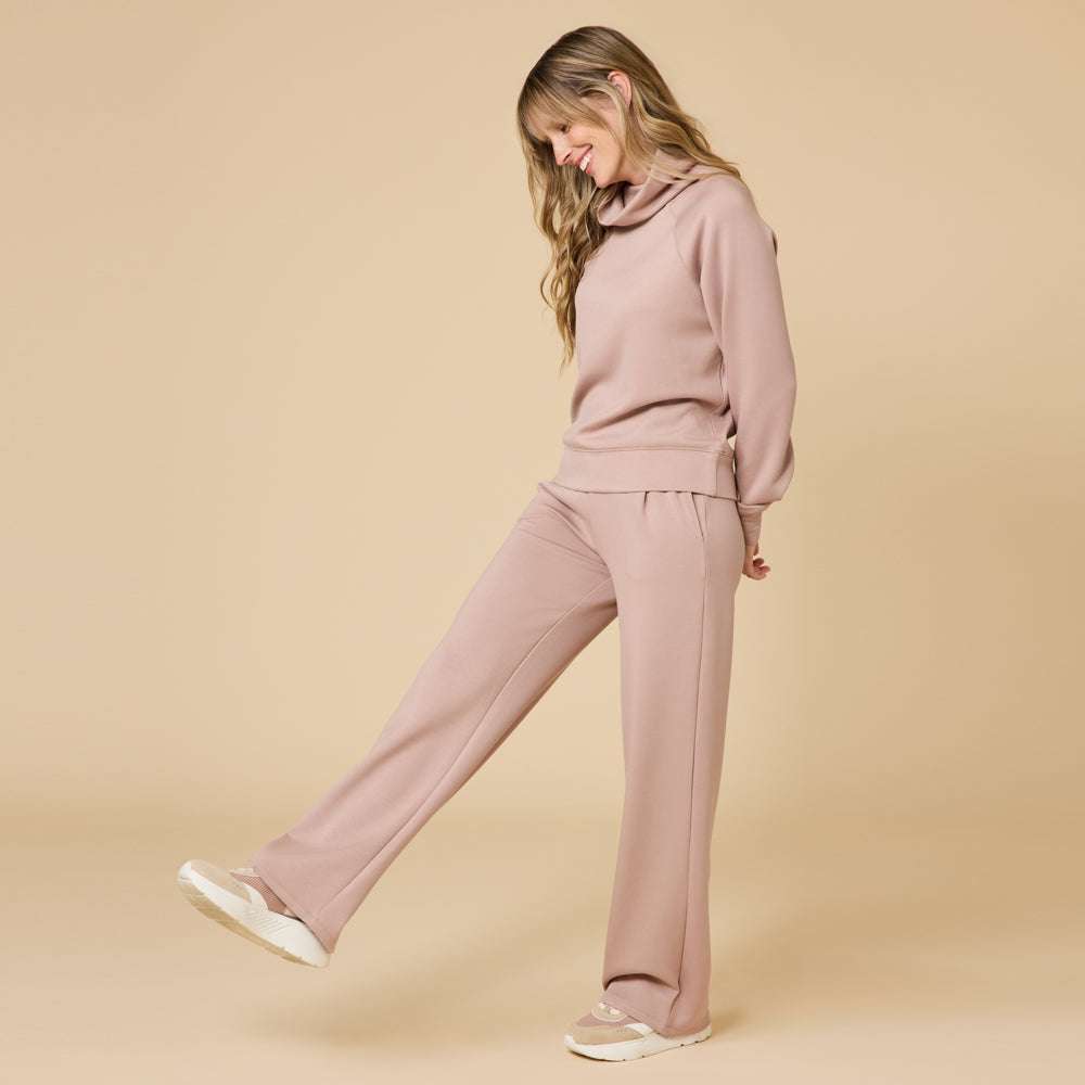 DreamTech Cowl Neck with Pleated Pant Coco