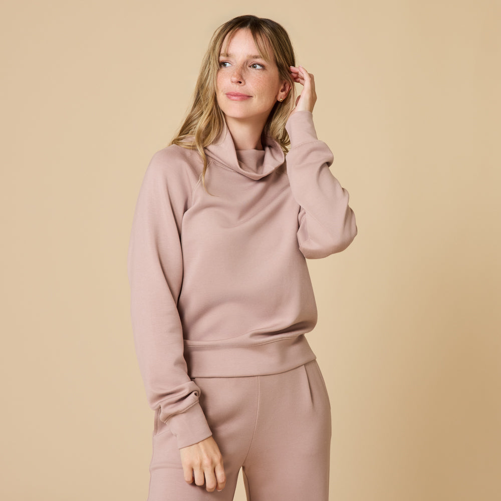DreamTech Cowl Neck with Pleated Pant Coco