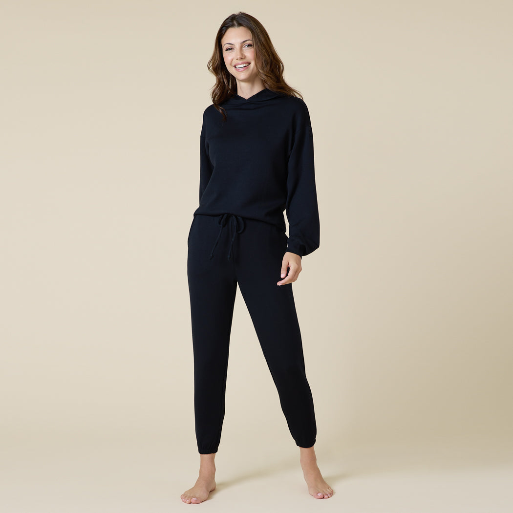 DreamTech Oversize Hoodie Lounge Set DreamTech Oversize Hoodie Lounge Set in Black