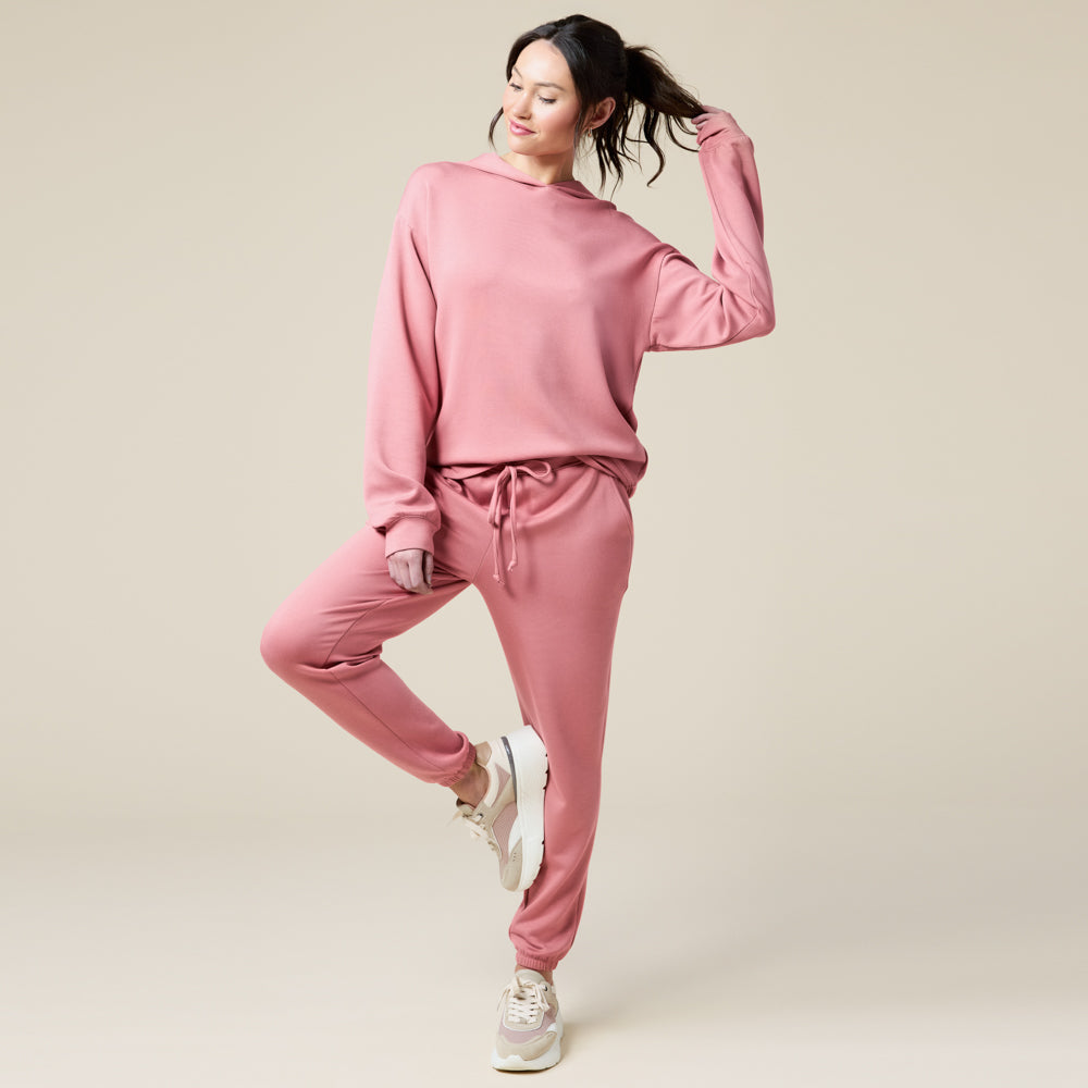 DreamTech Oversize Hoodie Lounge Set DreamTech Oversize Hoodie Lounge Set in Copper Rose