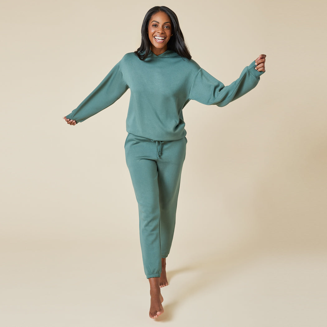 DreamTech Oversize Hoodie Lounge Set DreamTech Oversize Hoodie Lounge Set in Dusty Green