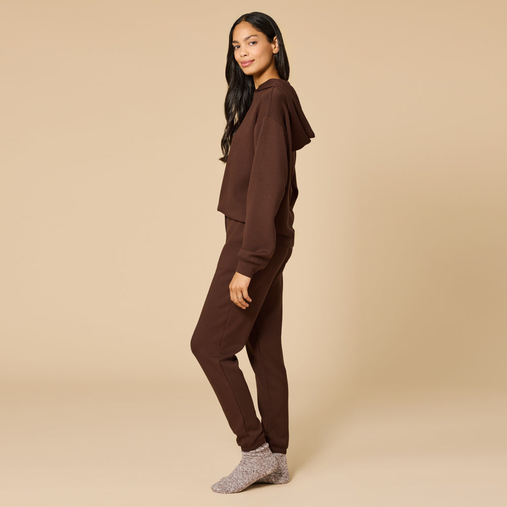 DreamTech Oversize Hoodie Lounge Set DreamTech Oversize Hoodie Lounge Set in Espresso