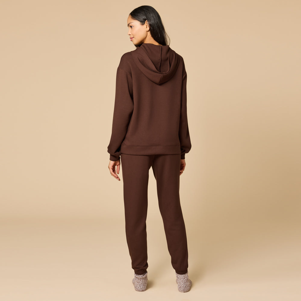 DreamTech Oversize Hoodie Lounge Set DreamTech Oversize Hoodie Lounge Set in Espresso