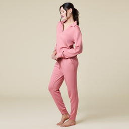 DreamTech Johnny Collar Lounge Set DreamTech Johnny Collar Lounge Set in Copper Rose