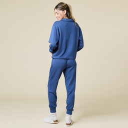 DreamTech Johnny Collar Lounge Set DreamTech Johnny Collar Lounge Set in Indigo