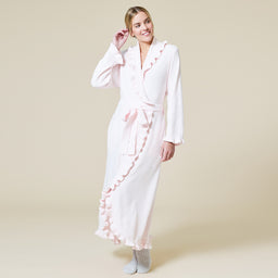 Ruffle Chenille Robe Ruffle Chenille Robe in Light Pink