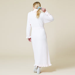Ruffle Chenille Robe Ruffle Chenille Robe in Light Pink