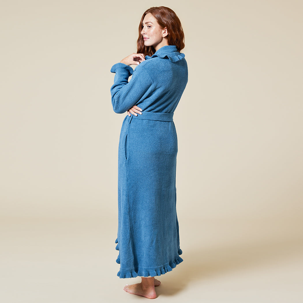 Ruffle Chenille Robe Spring Lake