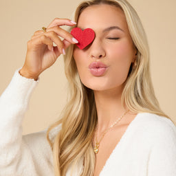 Marshmallow Heart Crop Cardigan Marshmallow Heart Crop Cardigan in White