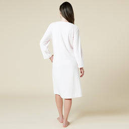 42" 3/4 Sleeve Serenity Shear Mink Zip Robe 42" 3/4 Sleeve Serenity Shear Mink Zip Robe in Blush Pink
