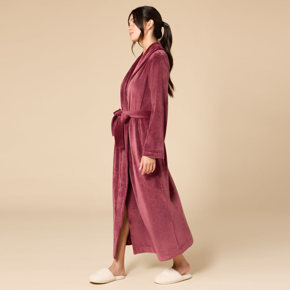 Serenity Wrap Robe Cherry Cola
