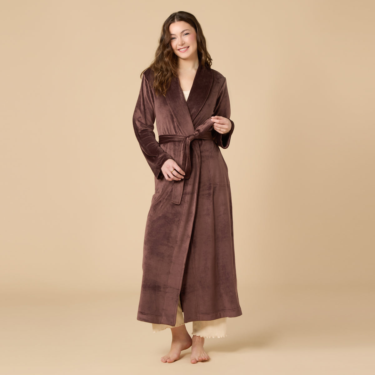 Serenity Wrap Robe Serenity Wrap Robe in Espresso