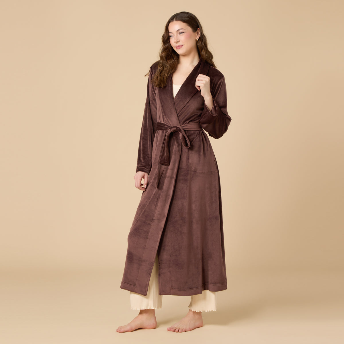 Serenity Wrap Robe Serenity Wrap Robe in Espresso