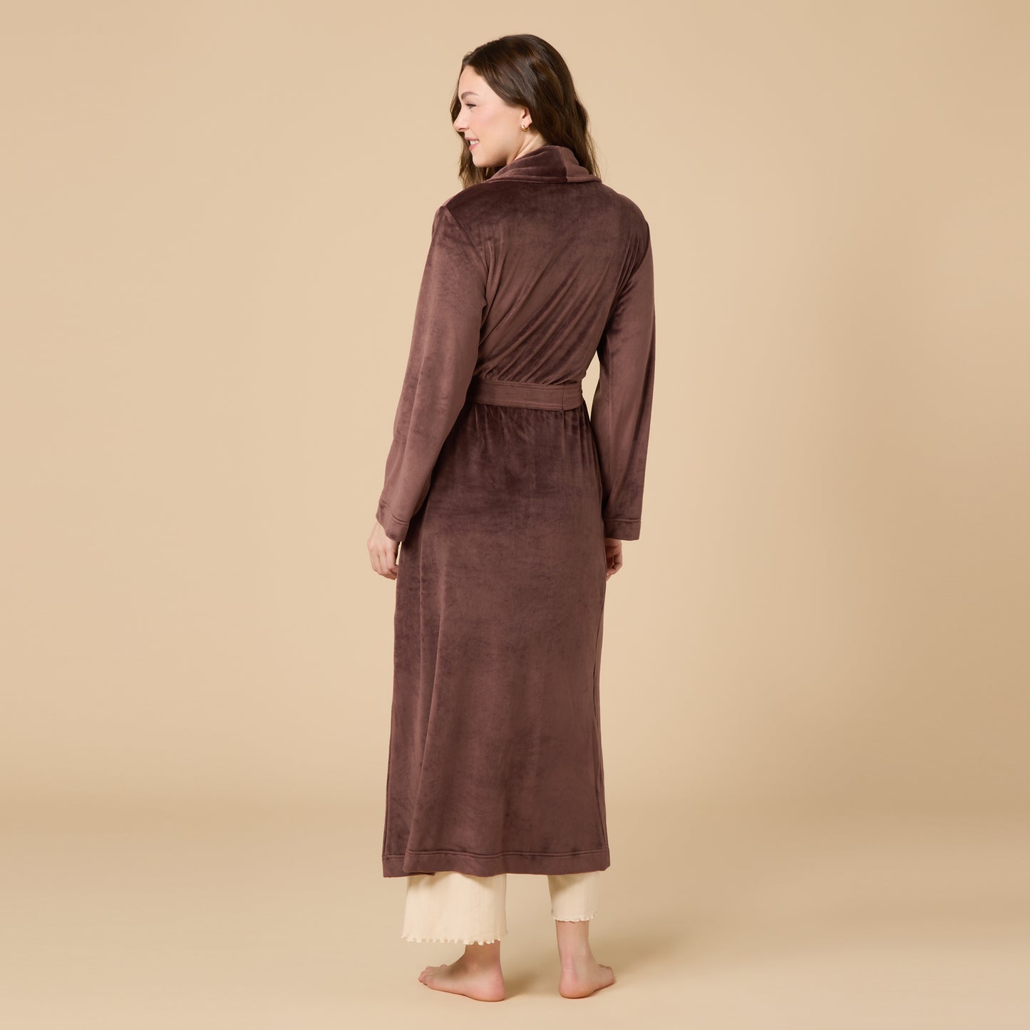 Serenity Wrap Robe in Espresso