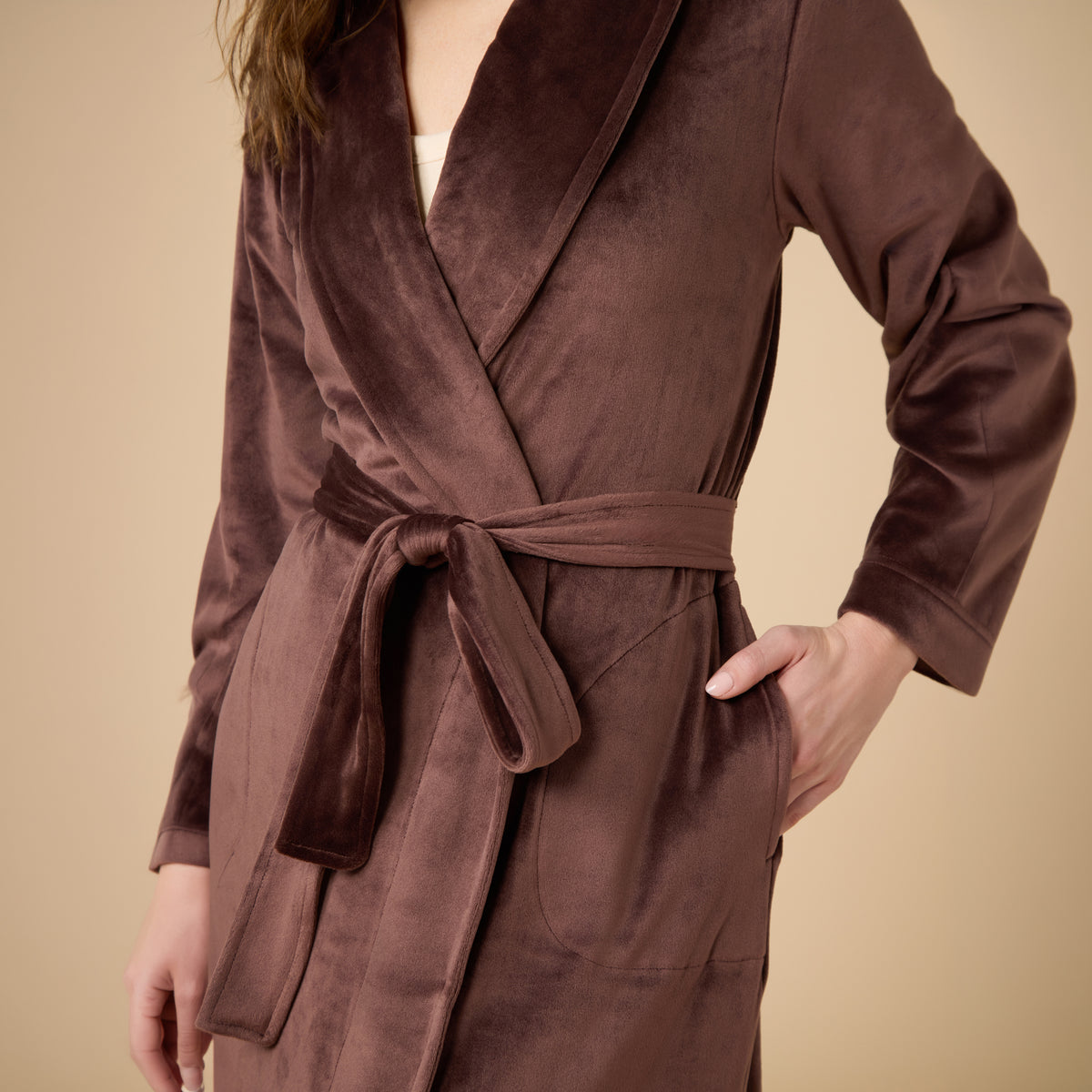 Serenity Wrap Robe Serenity Wrap Robe in Espresso