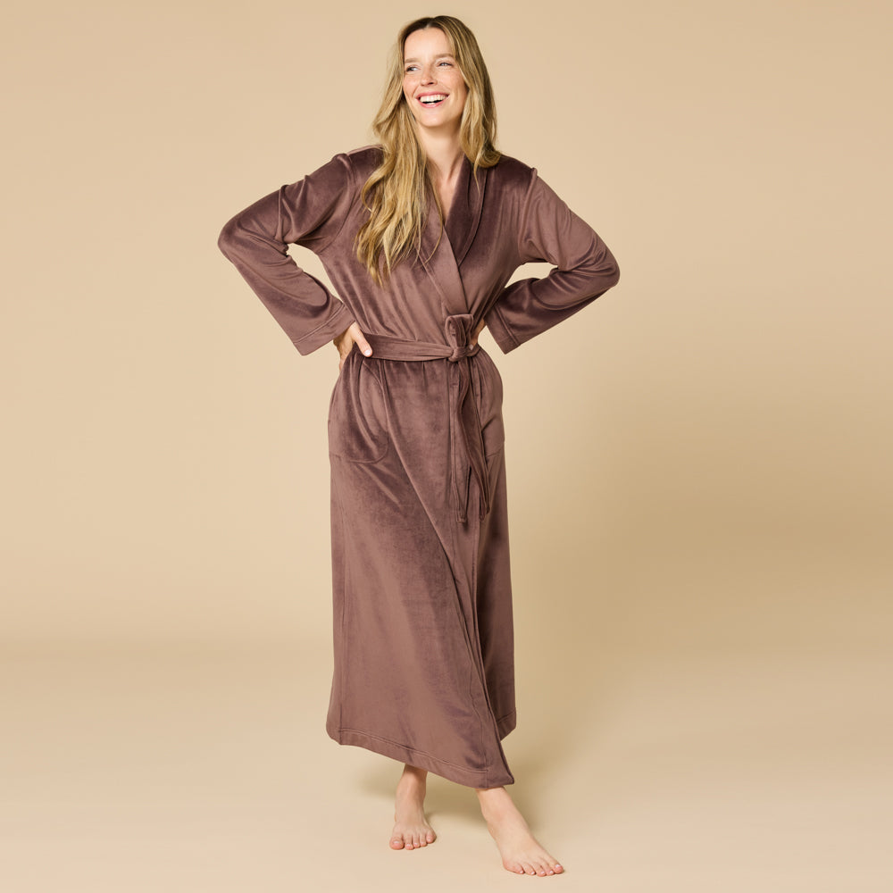 Serenity Wrap Robe Espresso