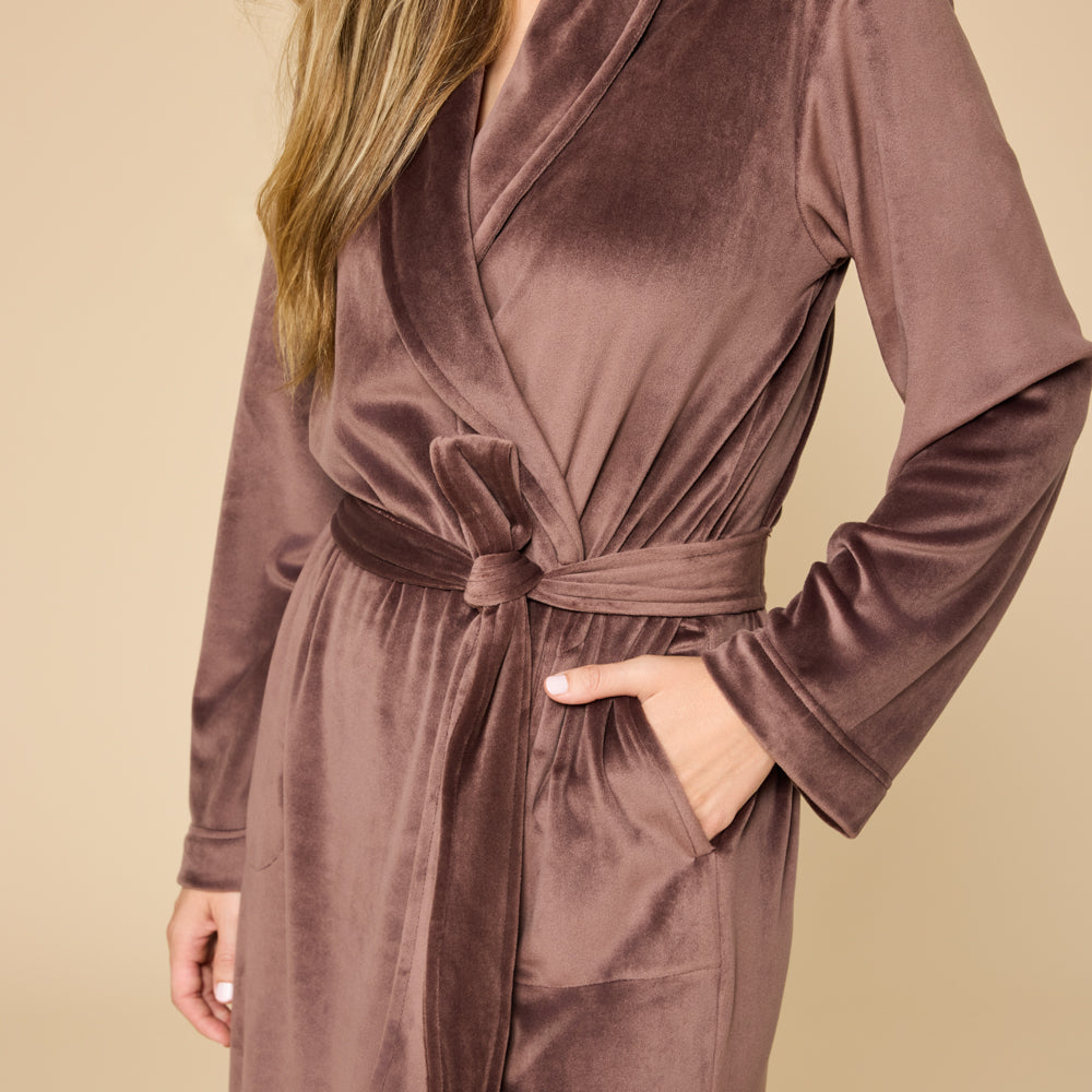 Serenity Wrap Robe Espresso
