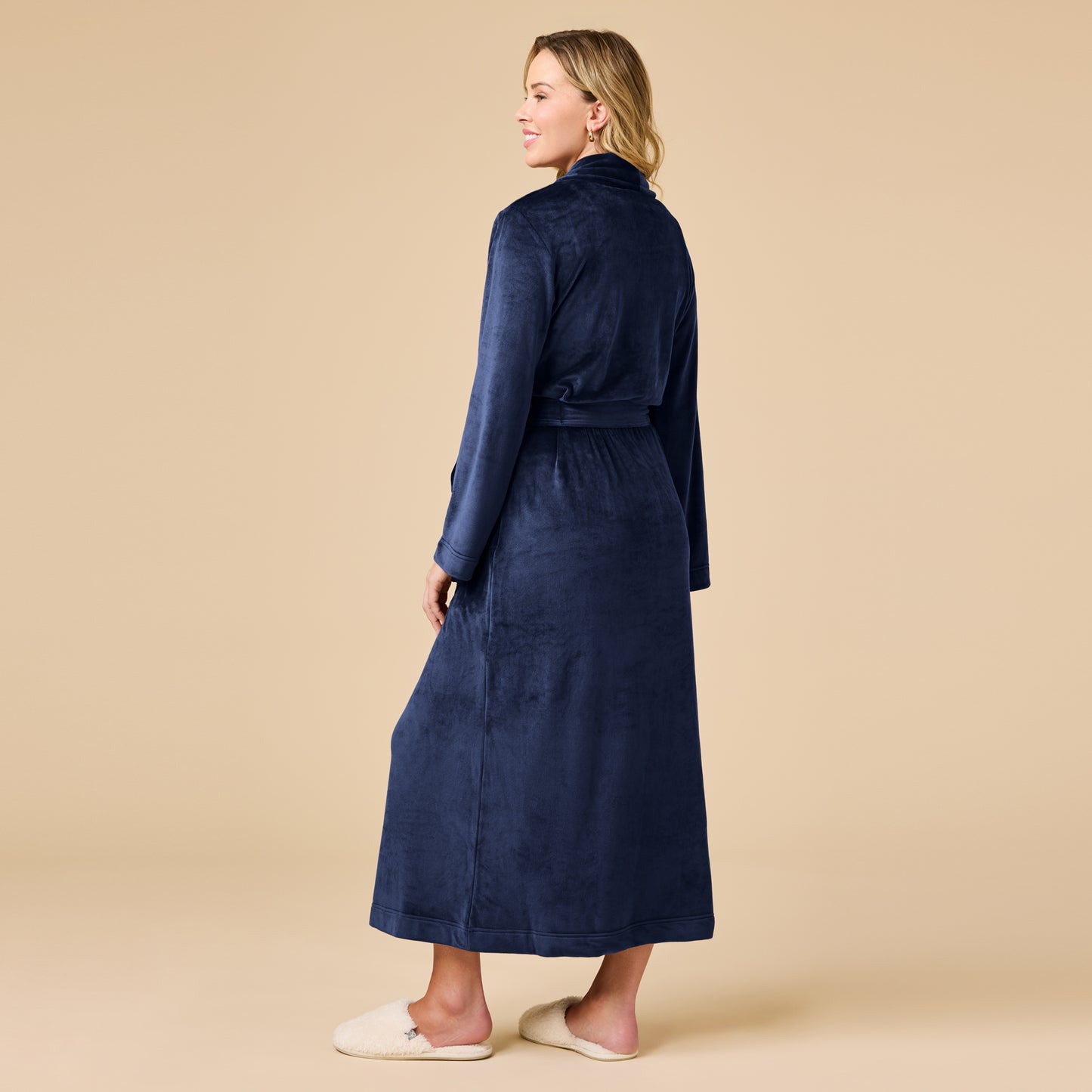 Serenity Wrap Robe in Midnight