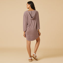 Terry Hooded Lounger Terry Hooded Lounger in Driftwood